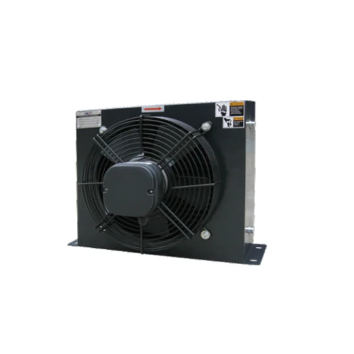Ny 100L/MIN Radiator Hydraulisk Aluminium Oljekjølere Luftkjølt plate-Fin DC 12V/24V 1-års AF-seriemotor